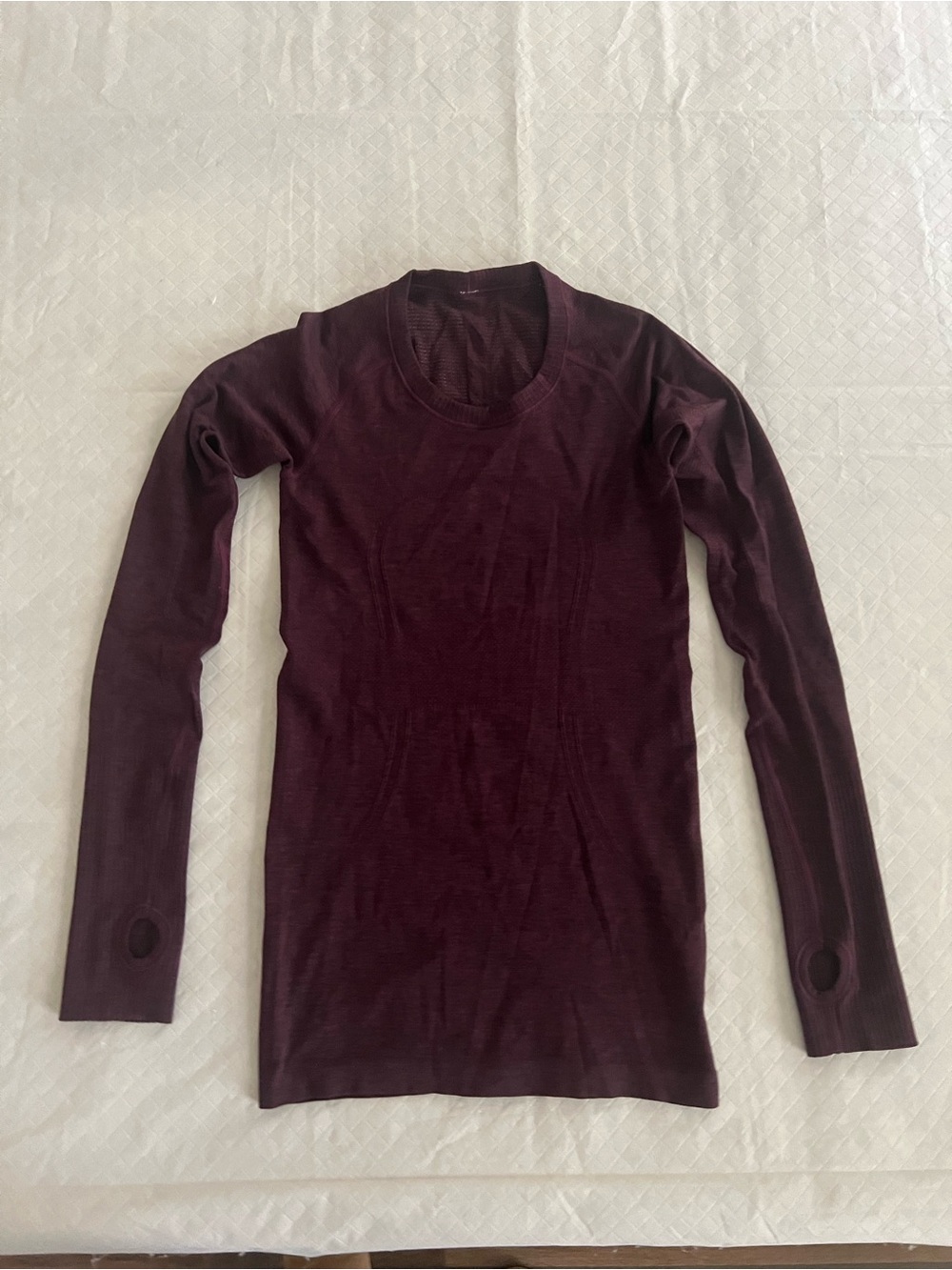 Lululemon Swiftly Tech Long Sleeve 2.0 waist length - Goodnight Plum